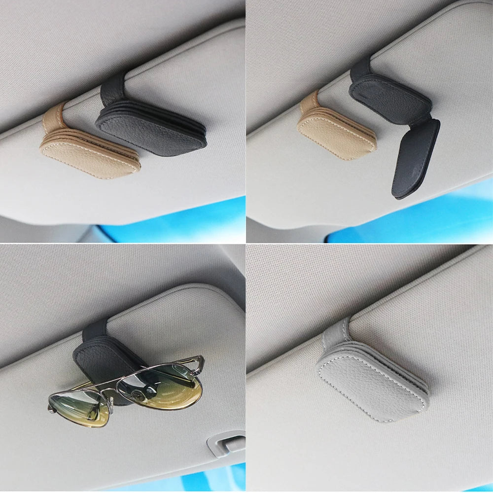 Multifunction Car Sun Visor Glasses Clip