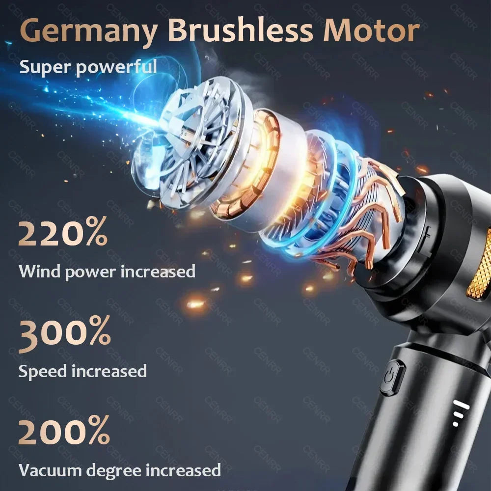 CENRR Car Vacuum Cleaner Powerful Portable Handheld