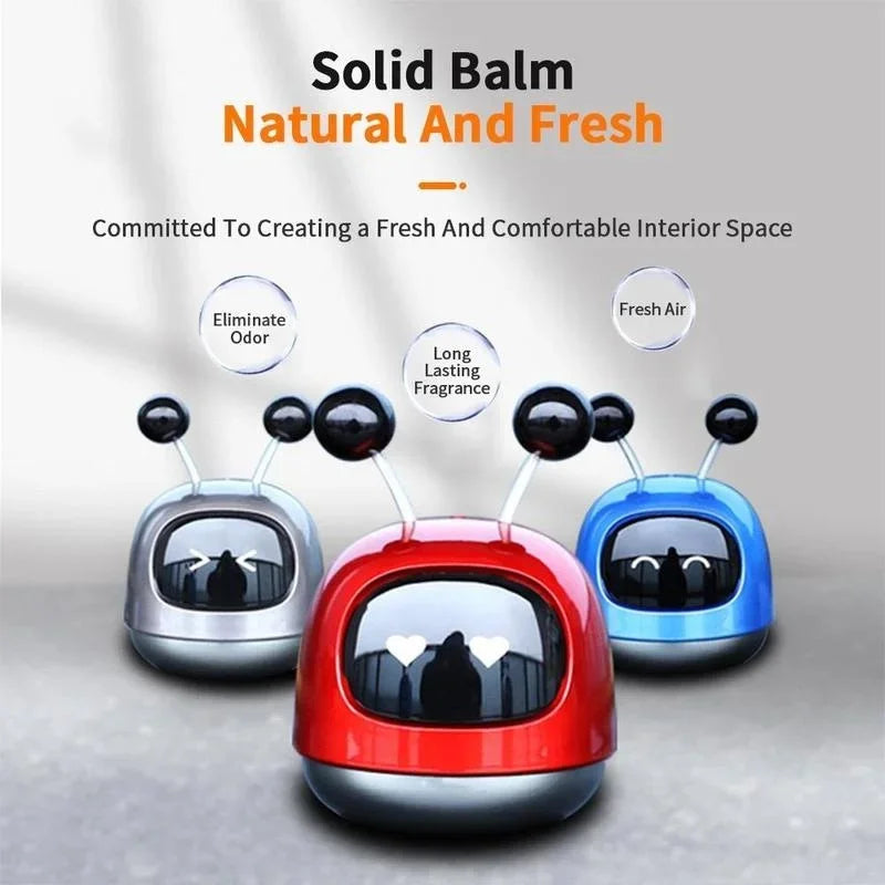 Mini Robot Car Air Freshener Perfume