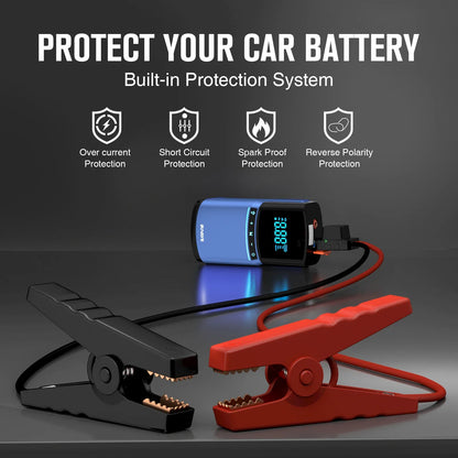 BUVAYE 4 in 1 Car Jump Starter Air Pump 1