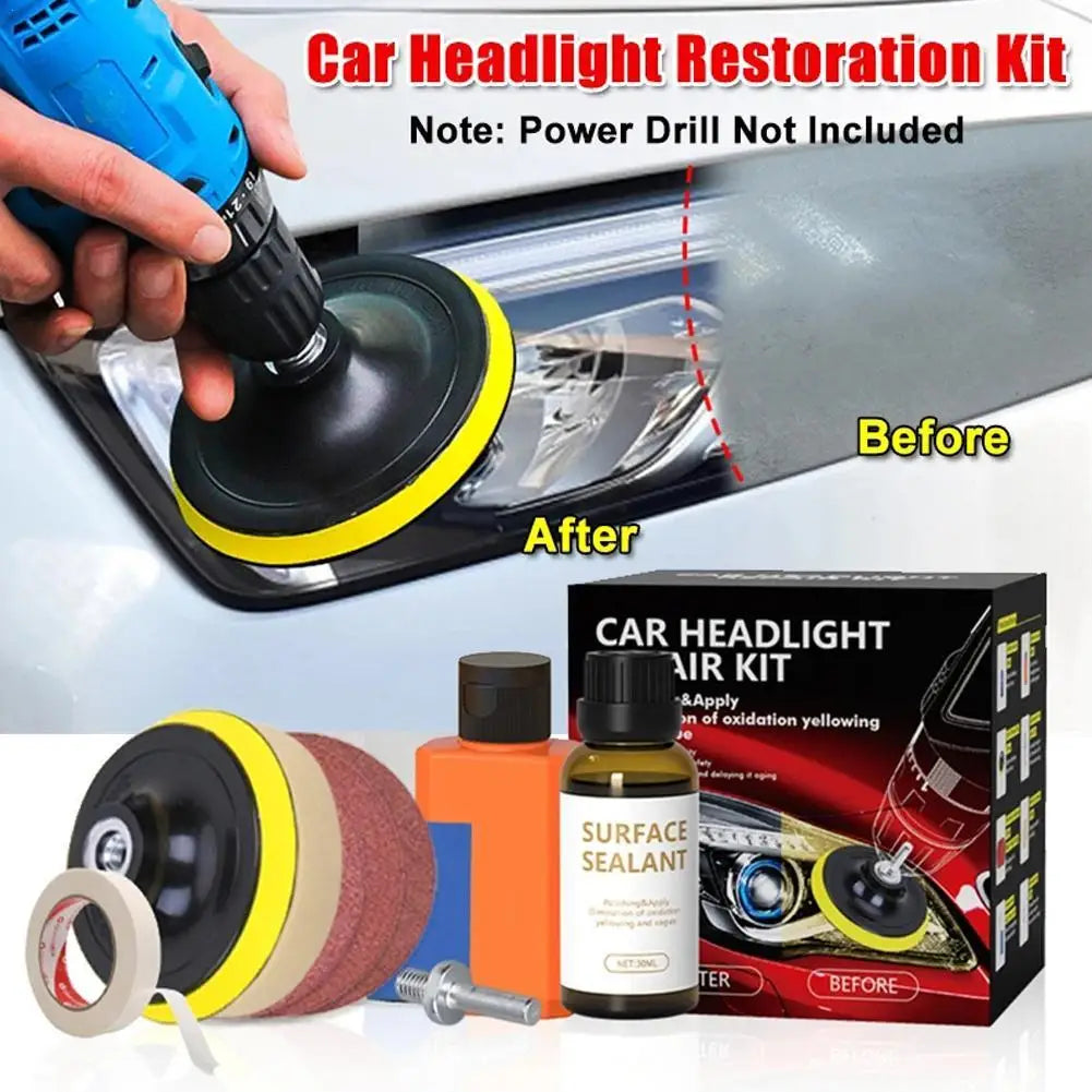 High-end Car Headlight Restoration Kit