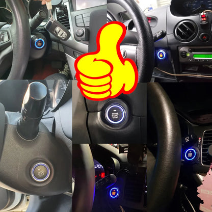 Remote starter car alarm with AutoStart smart system
