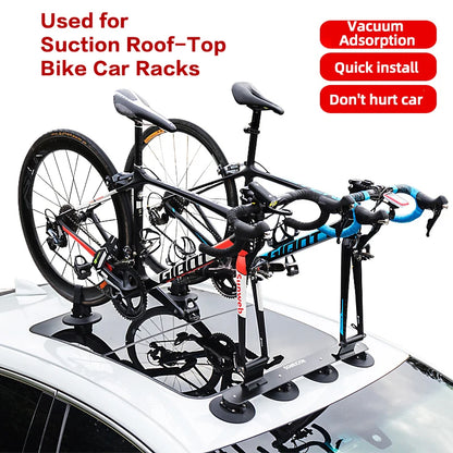 Rockbros Suction Cup Holder with Pump for Roof-Top Bike Car Racks Vacuum Sucker