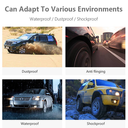 TPMS Car Tire Pressure Alarm Monitor System Automatic Brightness Control Wireless Solar Power