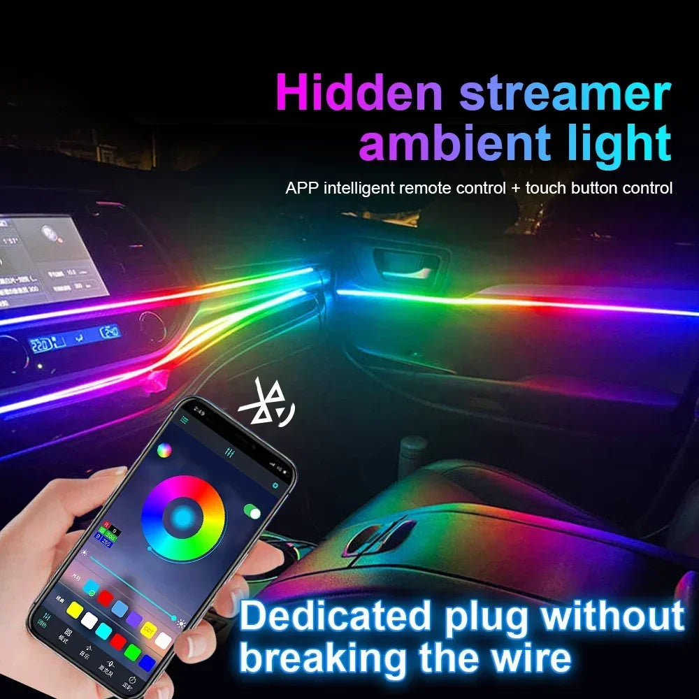 RGB 22in1 Car Interior Acrylic Car Ambient Lights