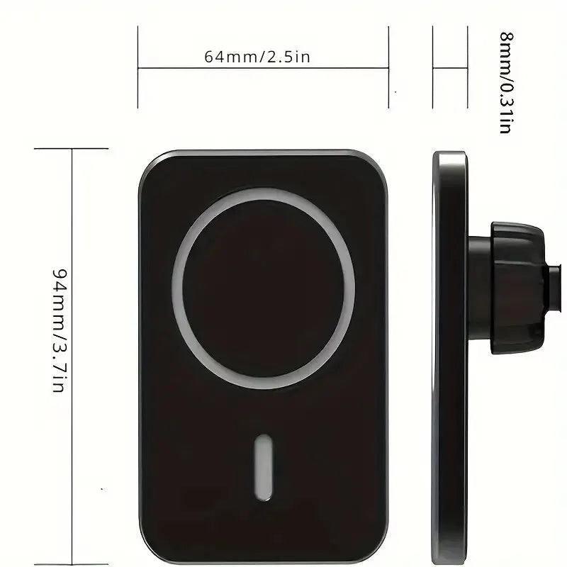 30W Magnetic Wireless Car Charger Phone Holder