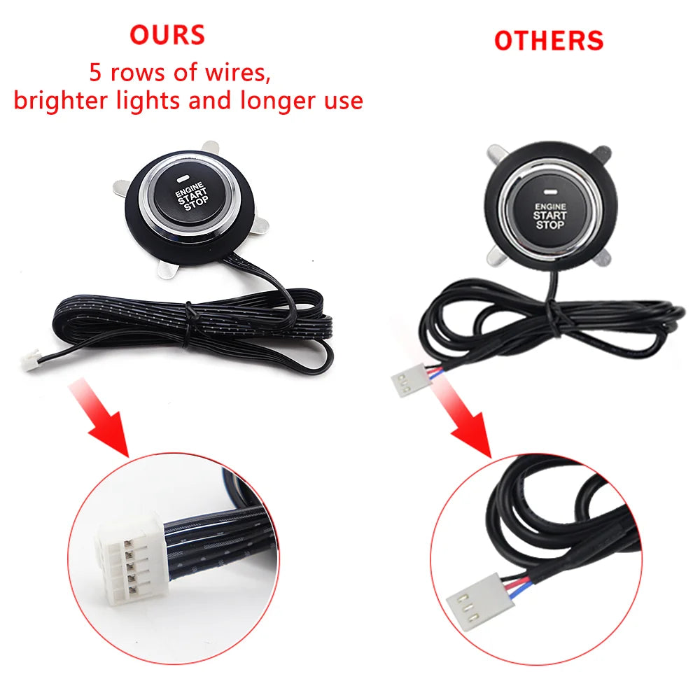 Remote starter car alarm with AutoStart smart system