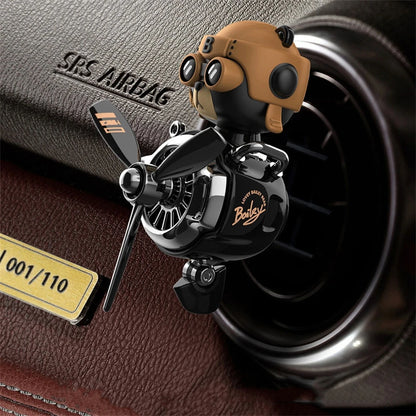 Shaking Head Helicopter Vent Clip Decoration