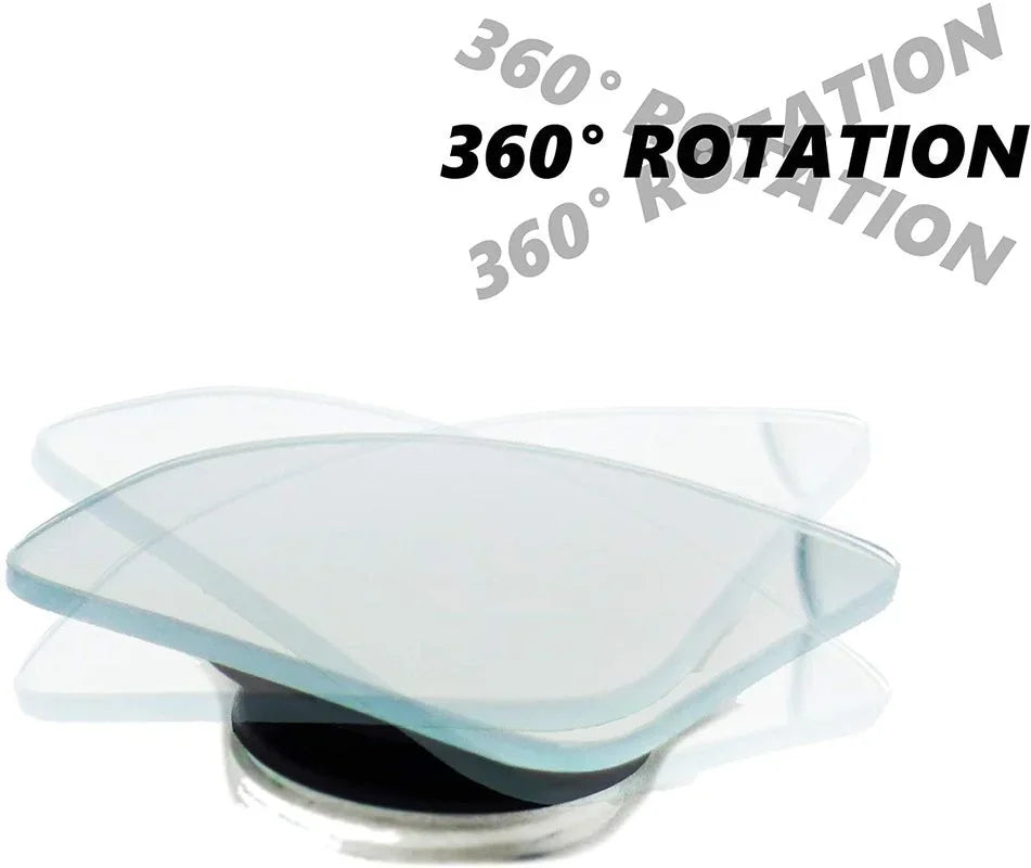 2pcs Car Blind Spot Mirror 360 Degree Rotating