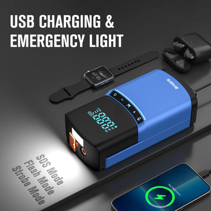BUVAYE 4 in 1 Car Jump Starter Air Pump 1