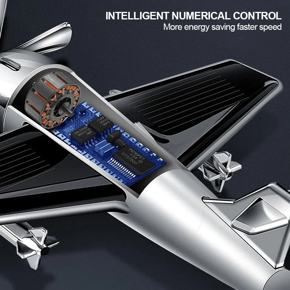 Car Air Freshener Solar Aircraft Decoration