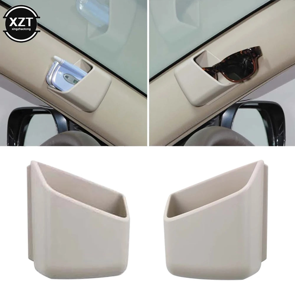2Pcs Universal Car Auto Sunglasses Organizer