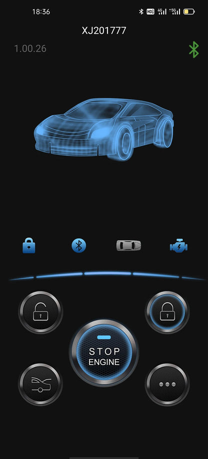 Mobile Phone Remote Control Autostart Engine