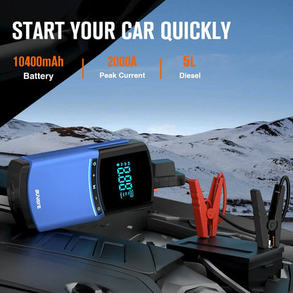 BUVAYE 4 in 1 Car Jump Starter Air Pump 1