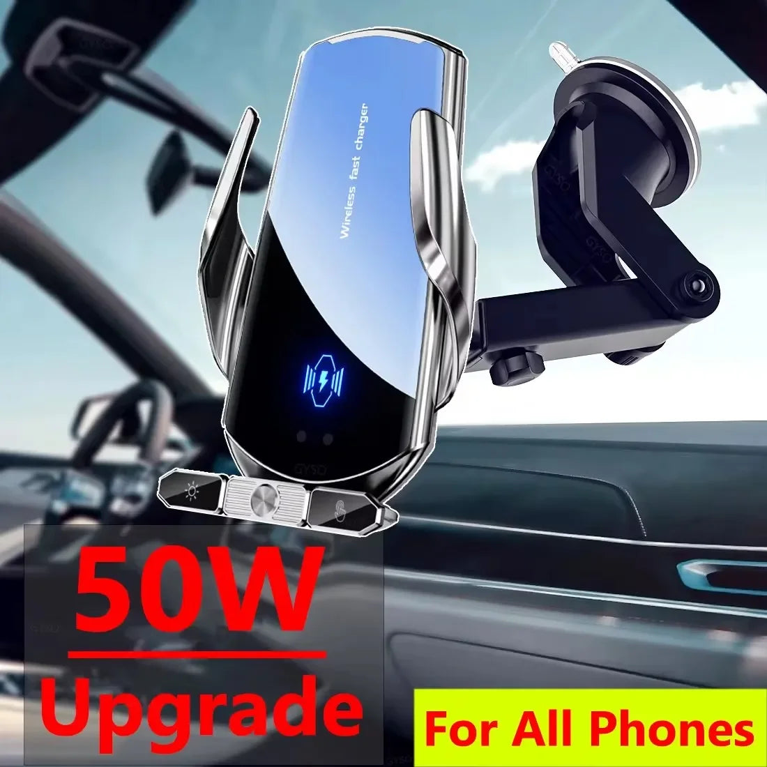 50W Car Wireless Charging
