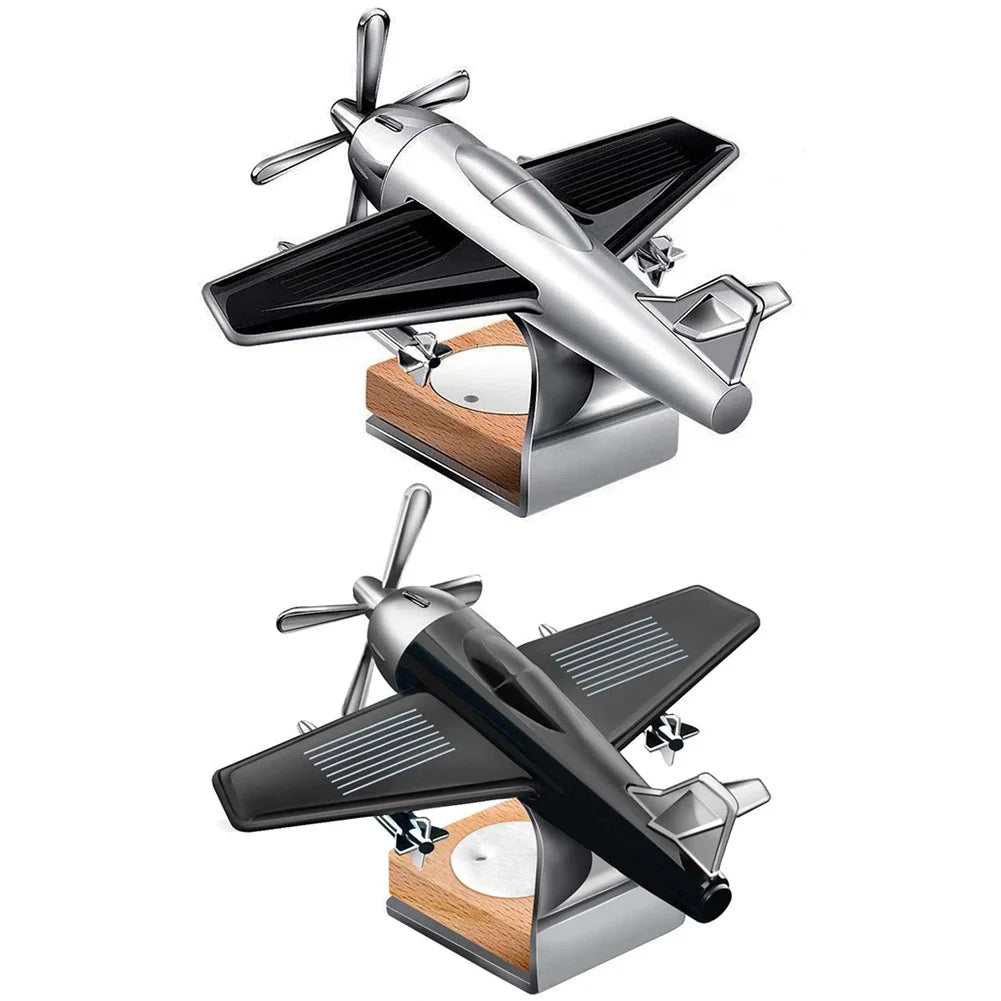 Car Air Freshener Solar Aircraft Decoration