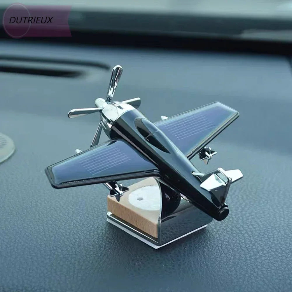 Car Air Freshener Solar Aircraft Decoration