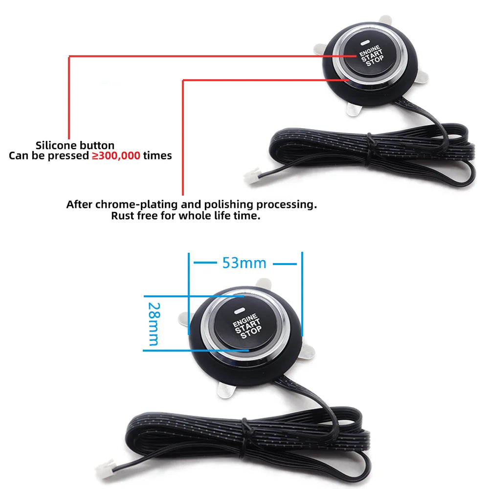 Alarm Auto Start Stop System Remote Control Engine Ignition