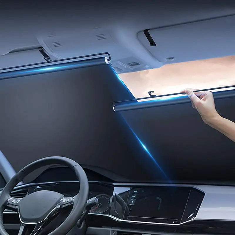 Retractable Car Sunshade Heat Protection
