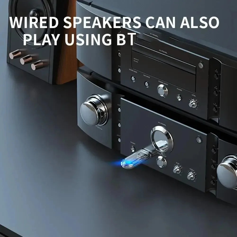 Mini USB Wireless Bluetooth 5.3 Adapter for Car