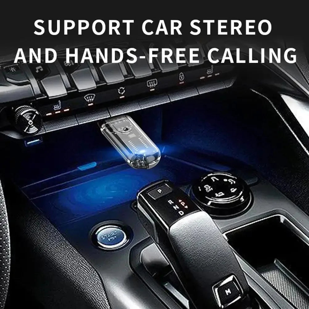 Mini USB Wireless Bluetooth 5.3 Adapter for Car