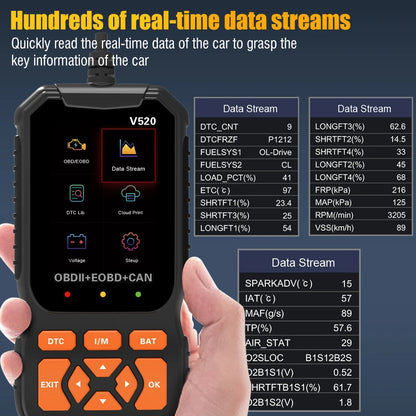 V520 Automotive Diagnostic Scanner OBD 2