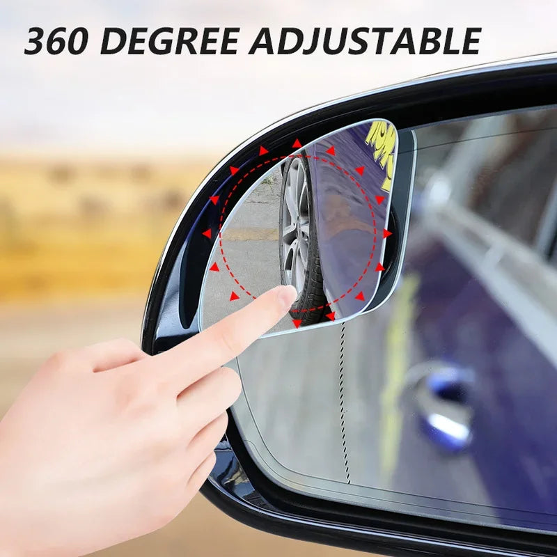 2pcs Car Blind Spot Mirror 360 Degree Rotating