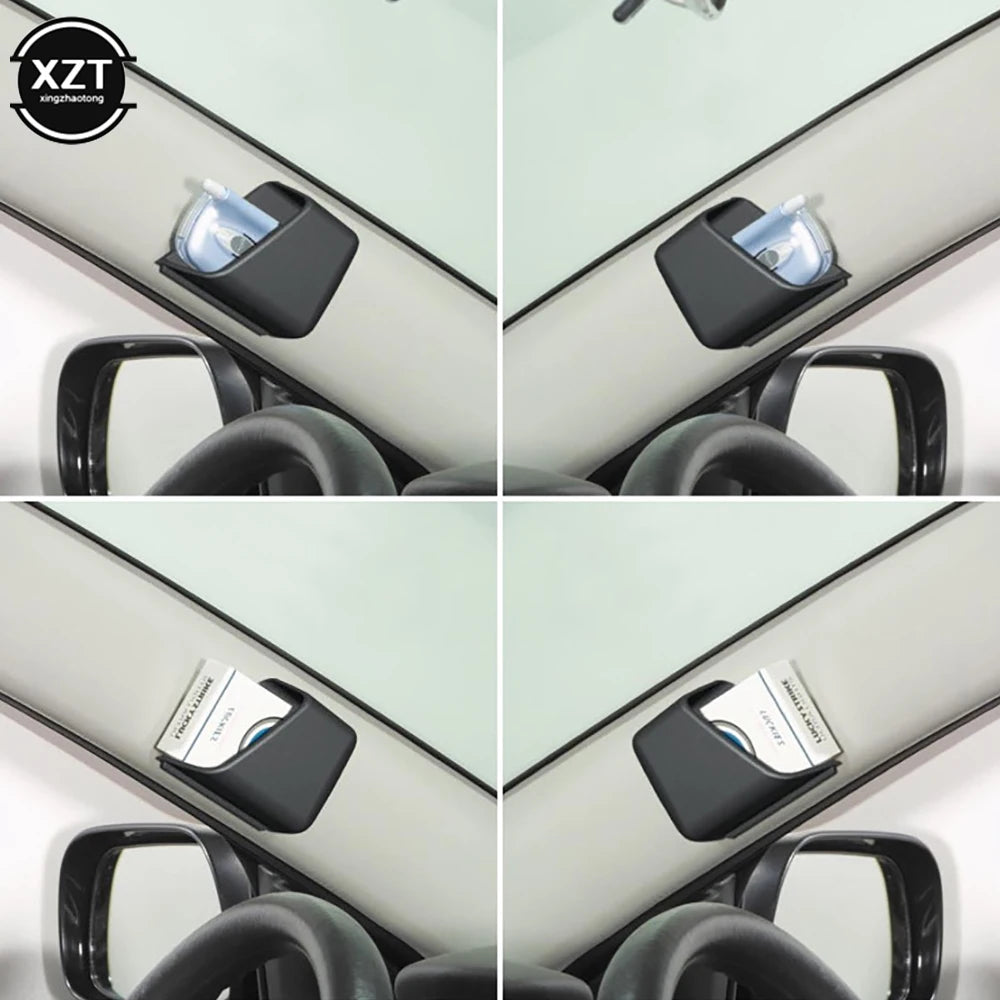 2Pcs Universal Car Auto Sunglasses Organizer
