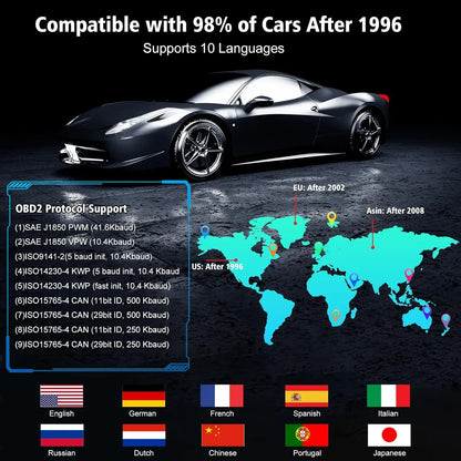 V520 Automotive Diagnostic Scanner OBD 2