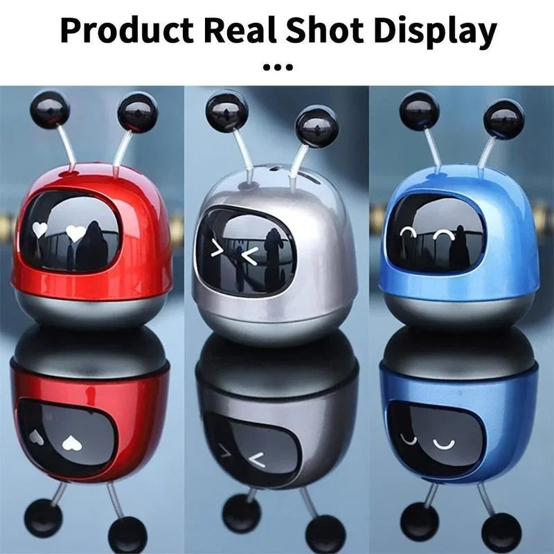 Mini Robot Car Air Freshener Perfume